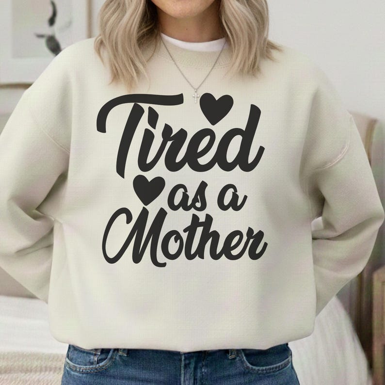 Moe als een moeder-svg | Grappig ontwerp met moederhumor | Sarcastisch shirt gesneden bestand | Cricut-silhouet afbeelding 1