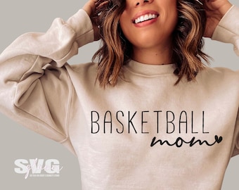 Basketball Mom Svg | Basketball Mama Svg | Basketball Heart Svg | Basketball Shirt Svg | Basketball Mom Shirt | Basketball Cut File | Png