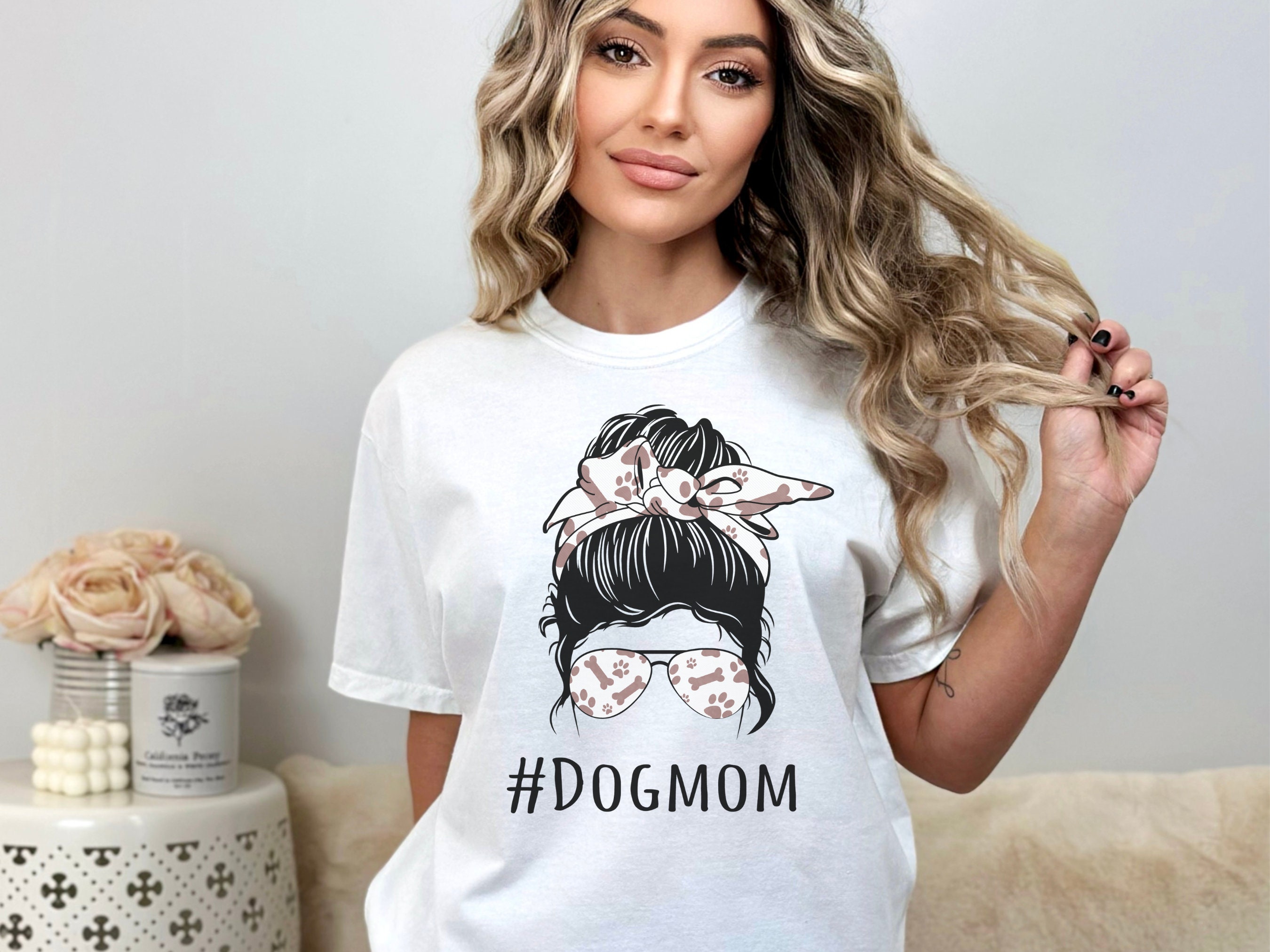 Dog Mom SVG PNG | Paw Print, Dog Bandana Cut File (digital Download) - Etsy