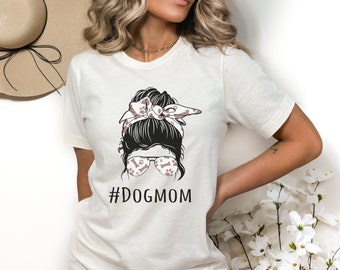 Hond moeder SVG PNG | Pootafdruk, hondenbandana gesneden bestand (digitale download)