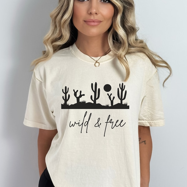 Wild And Free Svg Png | Free Spirit | Stay Wild | Inspirational Shirt Design | Cut Files For Cricut & Silhouette | Instant Digital Download