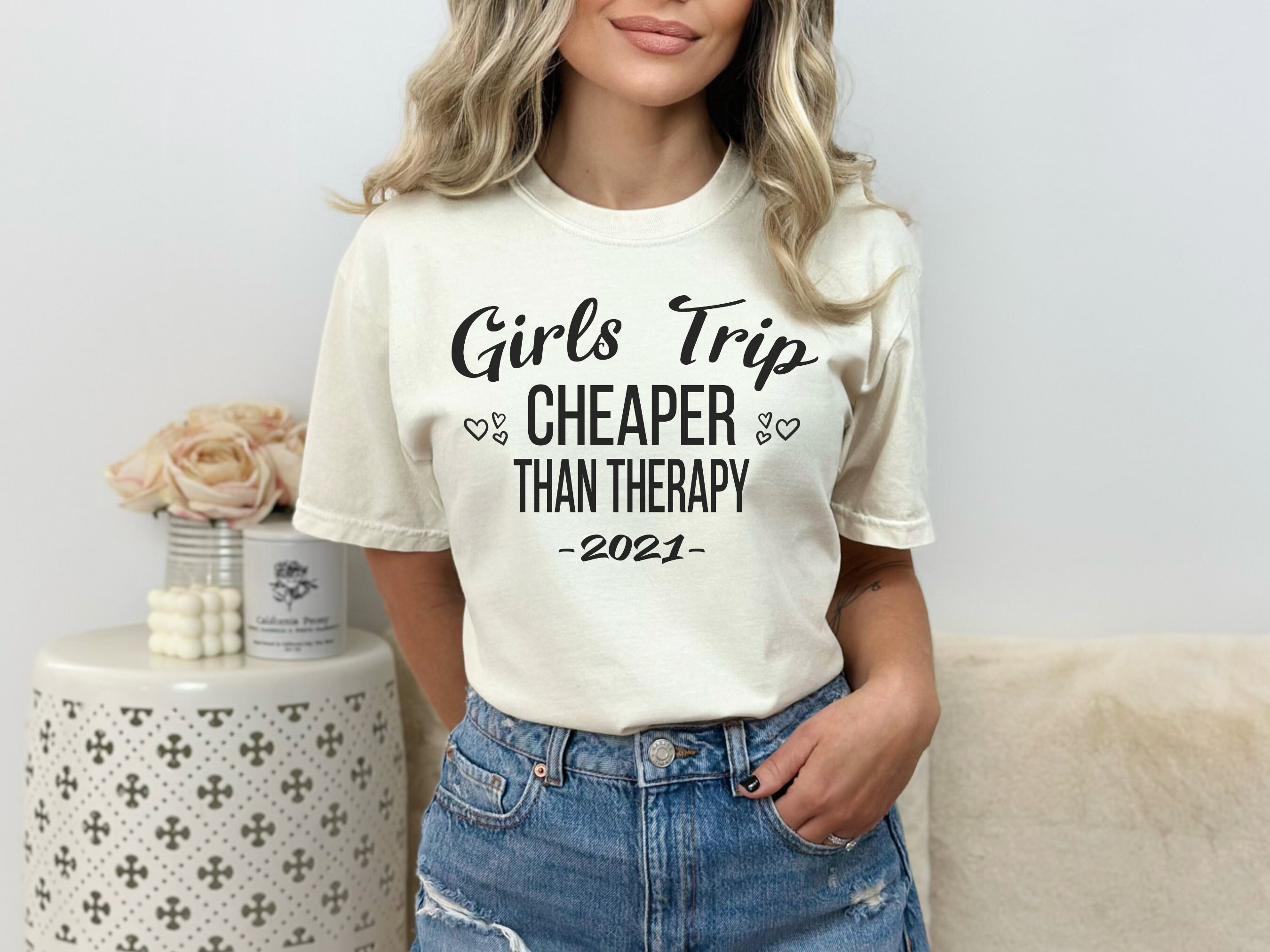 Girls Trip Cheaper Than Therapy SVG PNG | Cricut & Silhouette Cut File ...