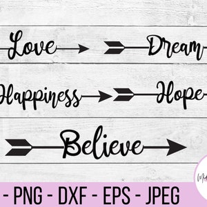 Arrow Bundle SVG | Inspirational Arrows Clipart | Tribal Arrows svg Download | Arrow Cricut & Silhouette Design | png | eps | dxf