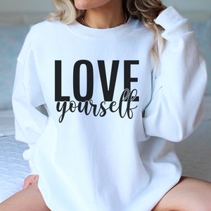 Love Yourself Svg Png | Self Care / Love | Mental Health | Motivational Inspirational | Cut File For Cricut & Silhouette Machines