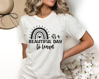 It&#39;s A Beautiful Day To Learn Svg Png | Best Teacher Clipart Design | Teach Love Inspire | Teacher Life | Cut File For Cricut & Silhouette