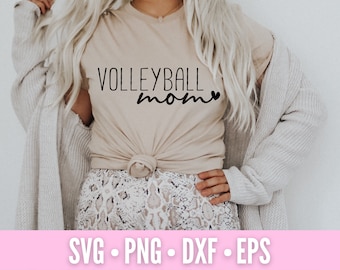 Volleyball Mom Svg Png | Volleyball Mama Svg | Sports Mom Svg | Vollyball Mom Cut File For Cricut & Silhouette | Volleyball Mom Shirt Svg