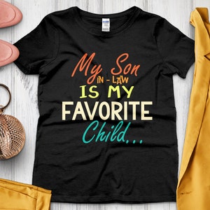 Meu Genro é Meu Filho Favorito Svg Png Vintage | Design da camisa da sogra | Citações humorísticas de Mil | Novo genro | Download instantâneo