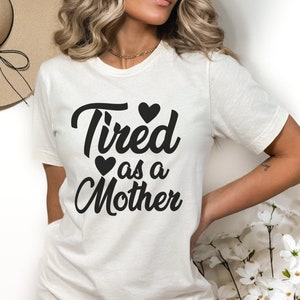 Moe als een moeder-svg | Grappig ontwerp met moederhumor | Sarcastisch shirt gesneden bestand | Cricut-silhouet afbeelding 2