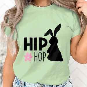 Hip Hop SVG PNG DXF | Easter Shirt Design | Cute Easter Svg | Kids Easter Bunny Svg | Sublimation Design | Cut File For Cricut