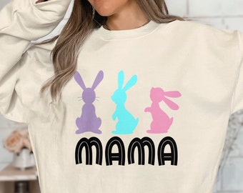Mama Easter Bunny SVG | Kids Shirt Design (Digital Download)