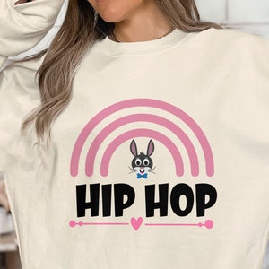 Boho Hip Hop Svg Png Dxf | Funny Easter Digital Download | Kids Easter Shirt Design | Easter Cut File For Cricut & Silhouette