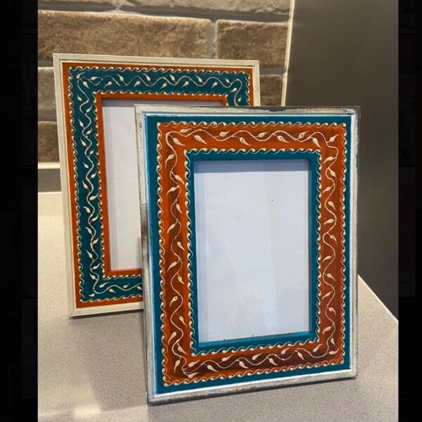 Boho Picture Frame Etsy