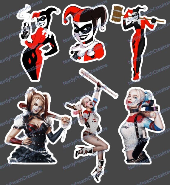 Harley Quinn Stickers Etsy