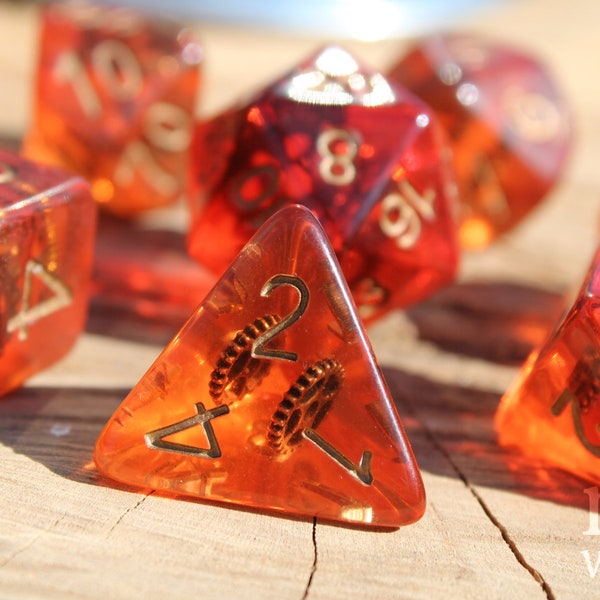 Clockwork Dice - Dungeons and Dragons Dice Set | 7 Polyhedral Dice | RPG Dice | Tabletop Roleplaying