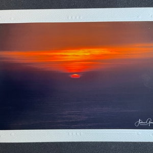 Sunrise - Photography Card - Blank