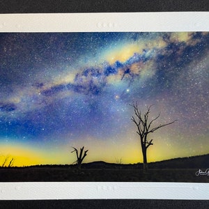 Estrelas da Via Láctea - Cartão fotográfico - Em branco
