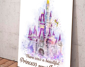 Princess Name Art Etsy