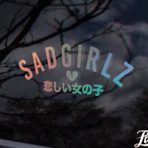 SAD GIRLS CLUB, Anime Patch, Jacket Patch, Handmade, Cute,kawaii