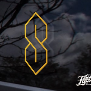 Cool S • Super S • 90s S • S Decal custom sticker decal Customized sticker for your Car, Laptop or Window