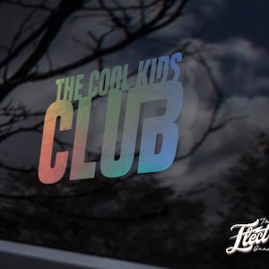 The cool kids club - adesivo personalizado - adesivo personalizado JDM Adesivo personalizado para seu carro, laptop ou janela