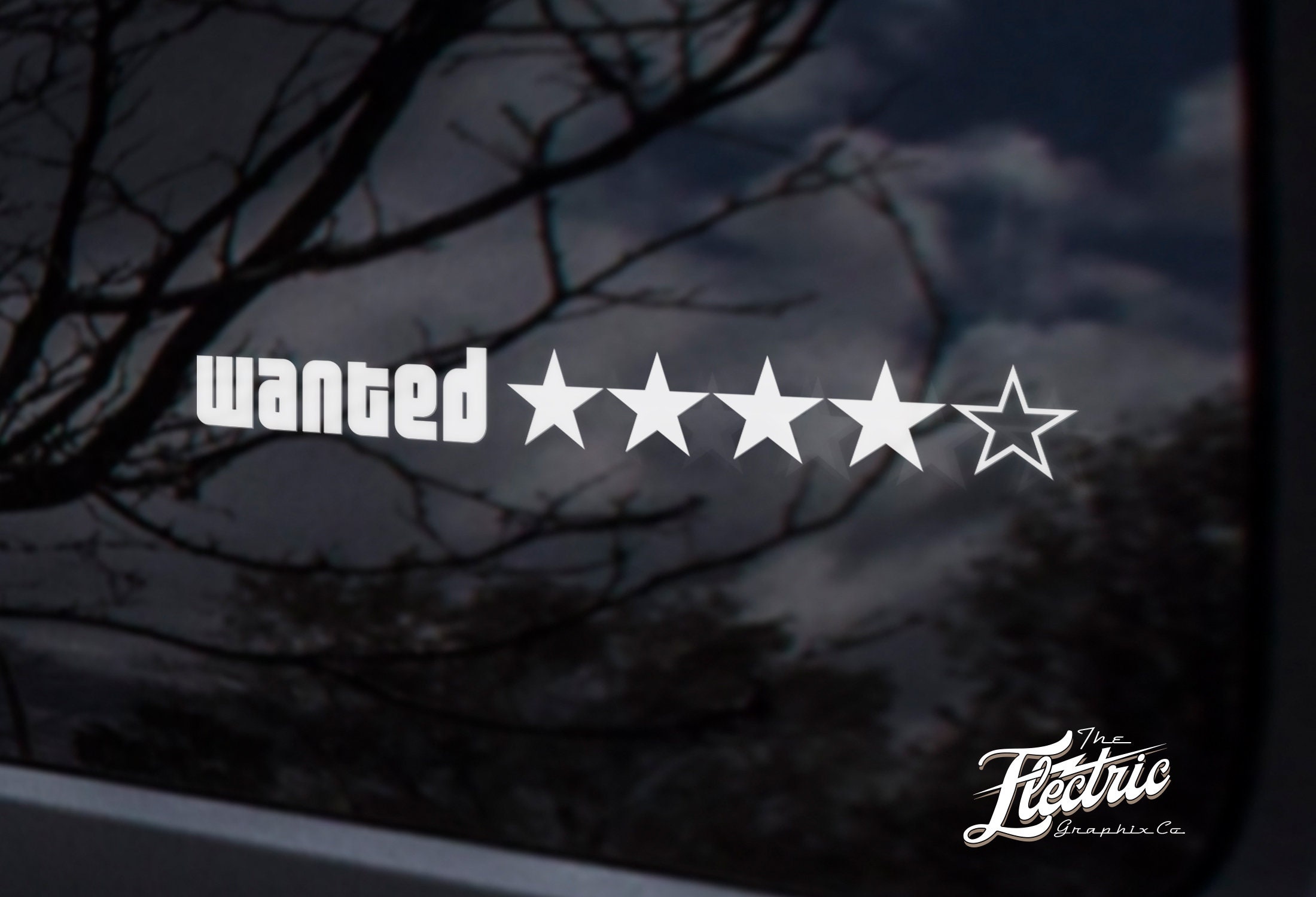 GTA Wanted Stars Decal Sti Custom Sticker Decal JDM Custom Etsy UK