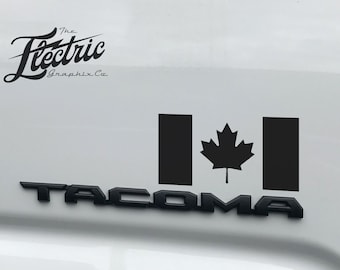 set of 2 or single - Canadian Flag Side Badge truck emblem decal set - truck custom sticker decal sticker for your Car, Laptop or Window