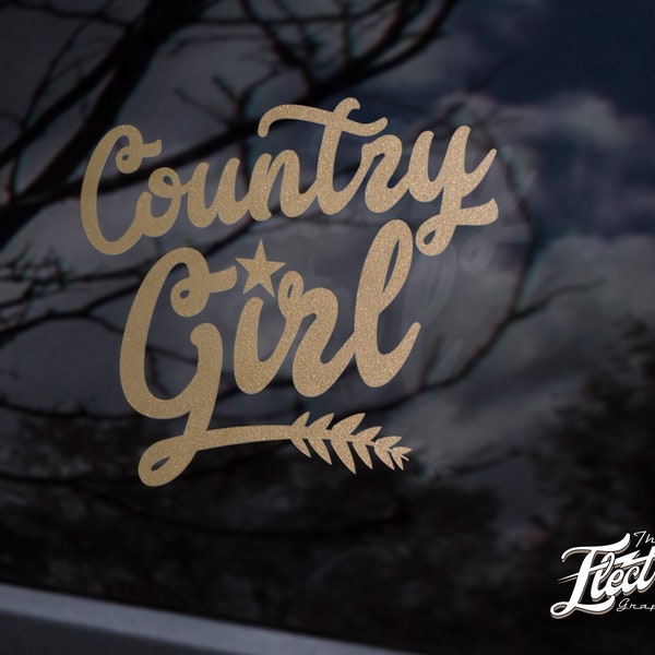 Country Girl farm decal - country Life Farm custom sticker decal Customized sticker for your Car, Laptop or Window