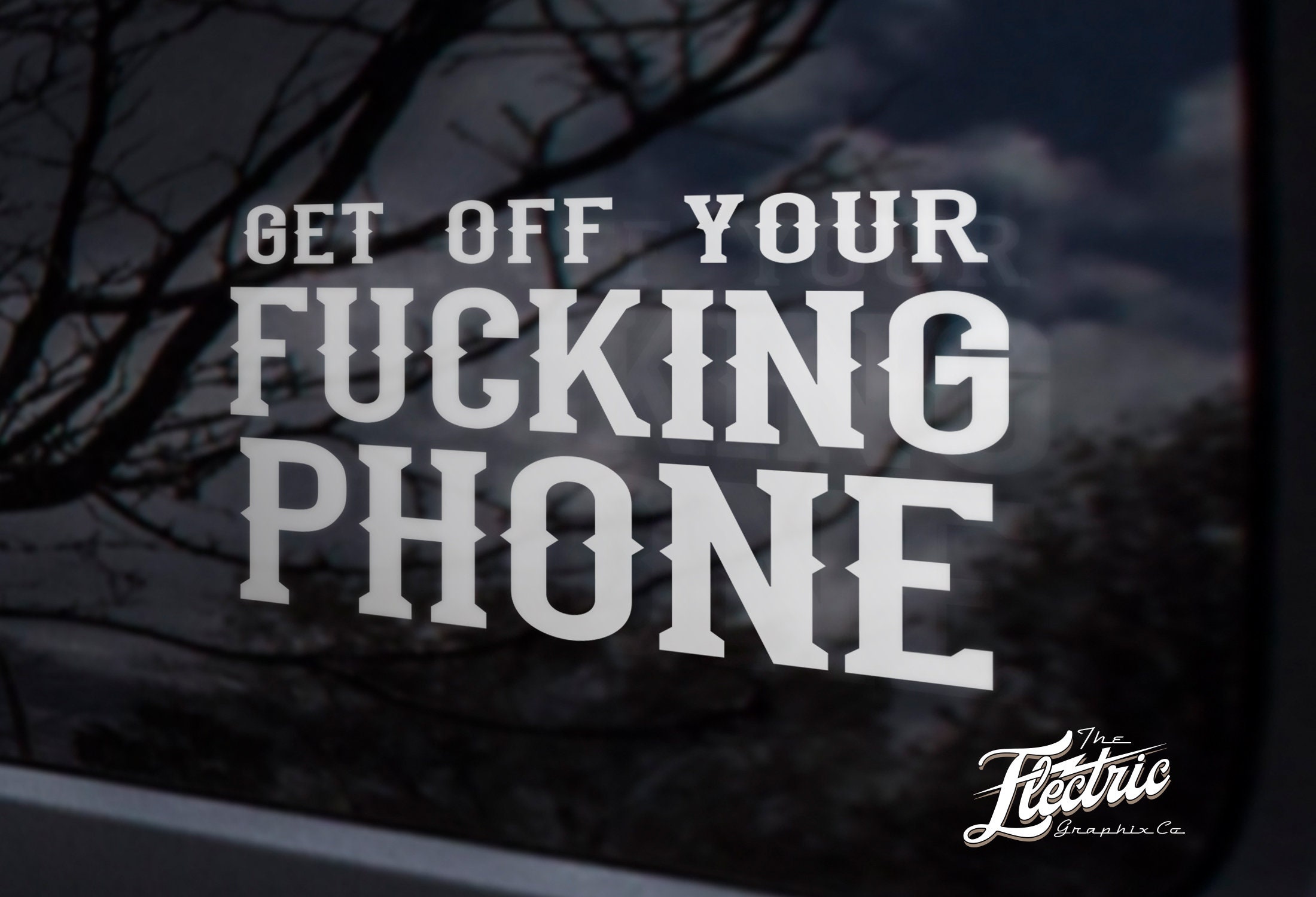 Get off the FUCKING PHONE ステッカー 6枚セット Get off Your Phone Sticker - Etsy