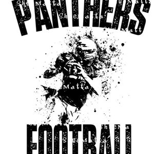 Digital Download for Sublimation Design-You Print & Press- Panthers Football Fan, Panthers, Go Panthers, School Spirit, Team Spirit
