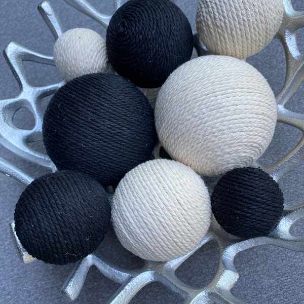 Black and White Bowl Fillers, Decoative Balls