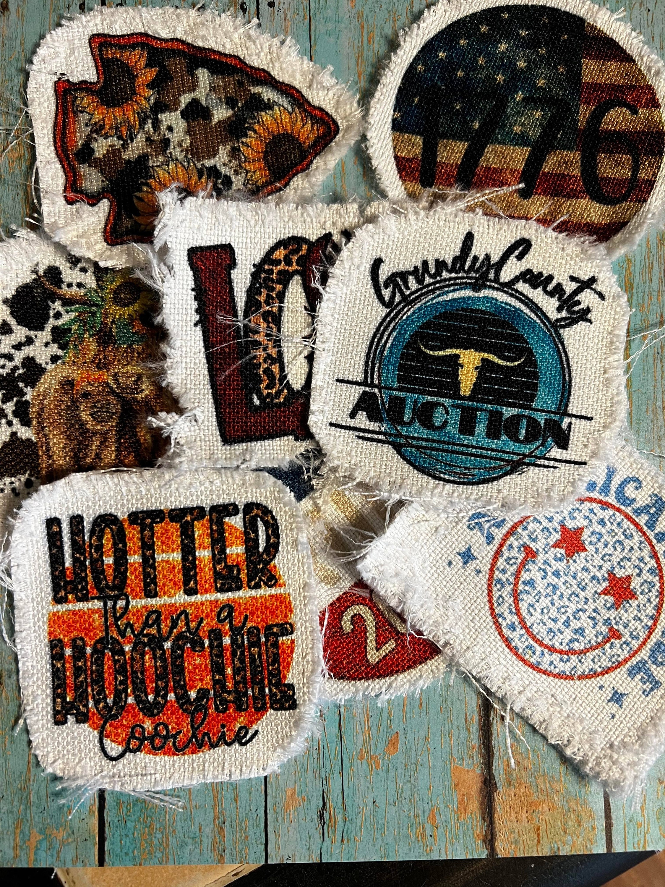 Sublimation Hat Patches, Sublimation Blanks, Polyester Patch