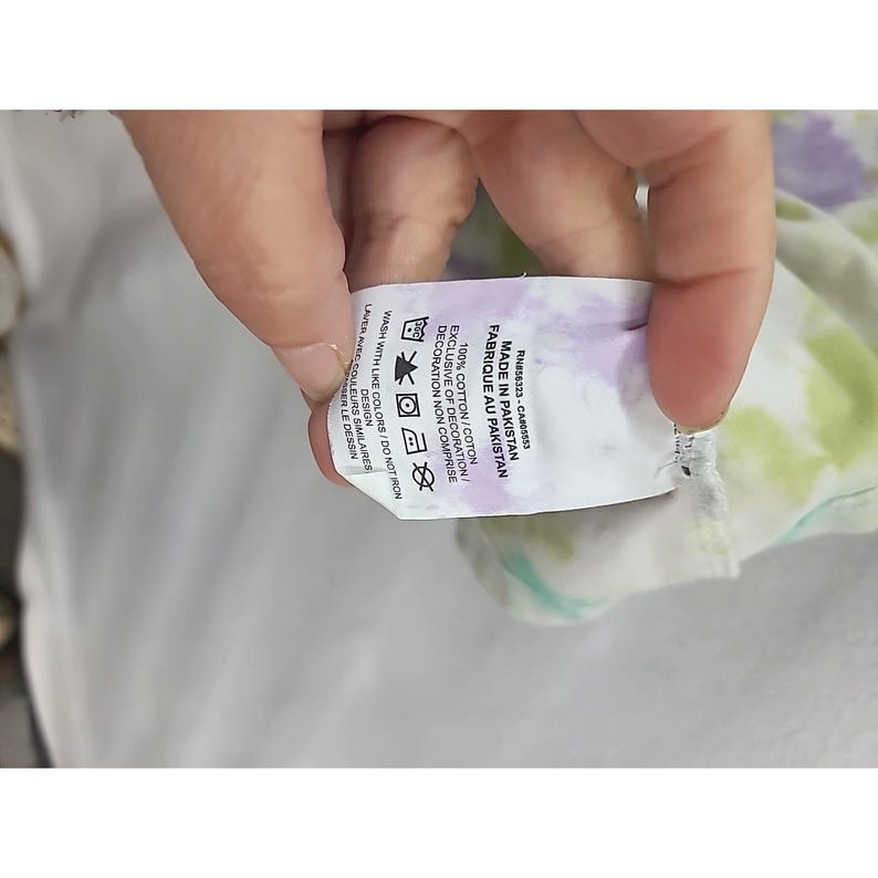 Camiseta vintage Nike Tie Dye Just Do It con estampado de huellas de neumáticos en la espalda, talla 2XL imagen 4