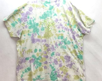 Vintage Nike Tie Dye Just Do It T Shirt Tire Track Back 2XL