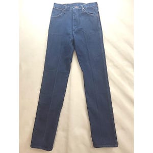 Vintage Wranglers Jeans Womens 34x38, Dark Wash, High Rise, Made in USA image 1