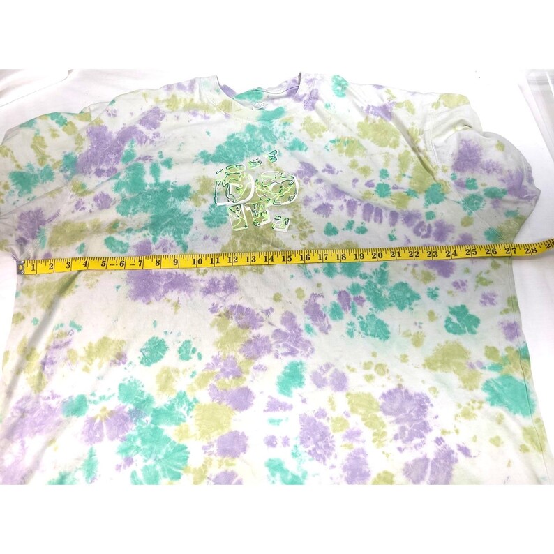 Camiseta vintage Nike Tie Dye Just Do It con estampado de huellas de neumáticos en la espalda, talla 2XL imagen 8