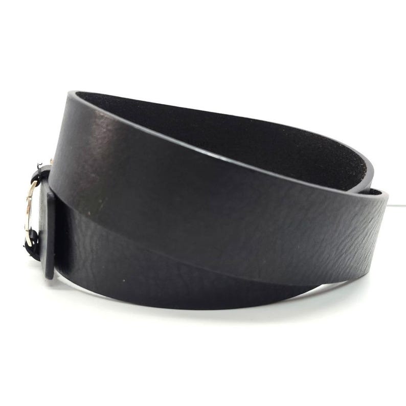 Cinturón vintage Onyx de Brighton, 36 x 1, marrón, con relieve de cocodrilo, estilo western rodeo imagen 2