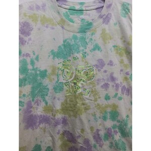 Camiseta vintage Nike Tie Dye Just Do It con estampado de huellas de neumáticos en la espalda, talla 2XL imagen 2