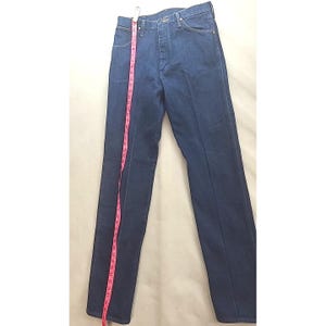 Vintage Wranglers Jeans Womens 34x38, Dark Wash, High Rise, Made in USA image 3