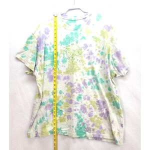 Camiseta vintage Nike Tie Dye Just Do It con estampado de huellas de neumáticos en la espalda, talla 2XL imagen 7