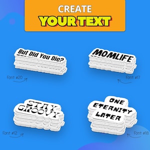 Custom Text Stickers, Custom Stickers Bulk, Custom Stickers Vinyl, Custom Stickers Labels, Custom Stickers Waterproof, Custom Stickers Name