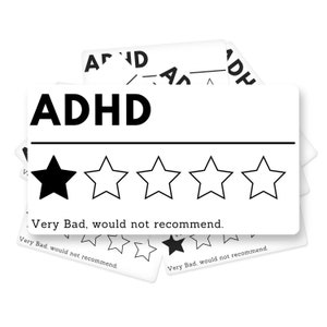 ADHD würde nicht empfehlen Aufkleber, Vinyl Aufkleber, Meme Aufkleber, Meme, lustige Aufkleber, Autoaufkleber lustig, Aufkleber, ADHD Aufkleber, Selbsthilfe