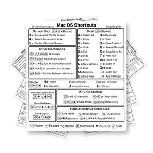 Adesivo de vinil à prova d'água para atalho de teclado branco M3, M1, M2 ou Intel MacBook Pro Air Mac OS (Big Sur/Monterey)