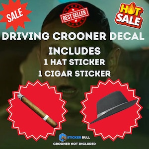 I Think You Should Leave Driving Crooner Parody Meme Sticker, ITYSL, Tim Robinson, Meme Sticker, Funny Sticker