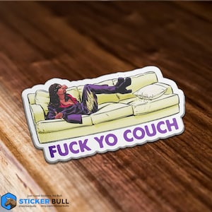 F Your Couch Dave Chappelle Magnet, Rick James Magnet, Dave Chappelle Magnet, Funny Waterproof Vinyl Magnet, Car Magnet, Magnet Sticker