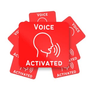 Adesivo attivato tramite voce, adesivo scherzo divertente, adesivo meme, adesivo in vinile impermeabile scherzoso per telefono, auto o laptop, adesivo scherzo
