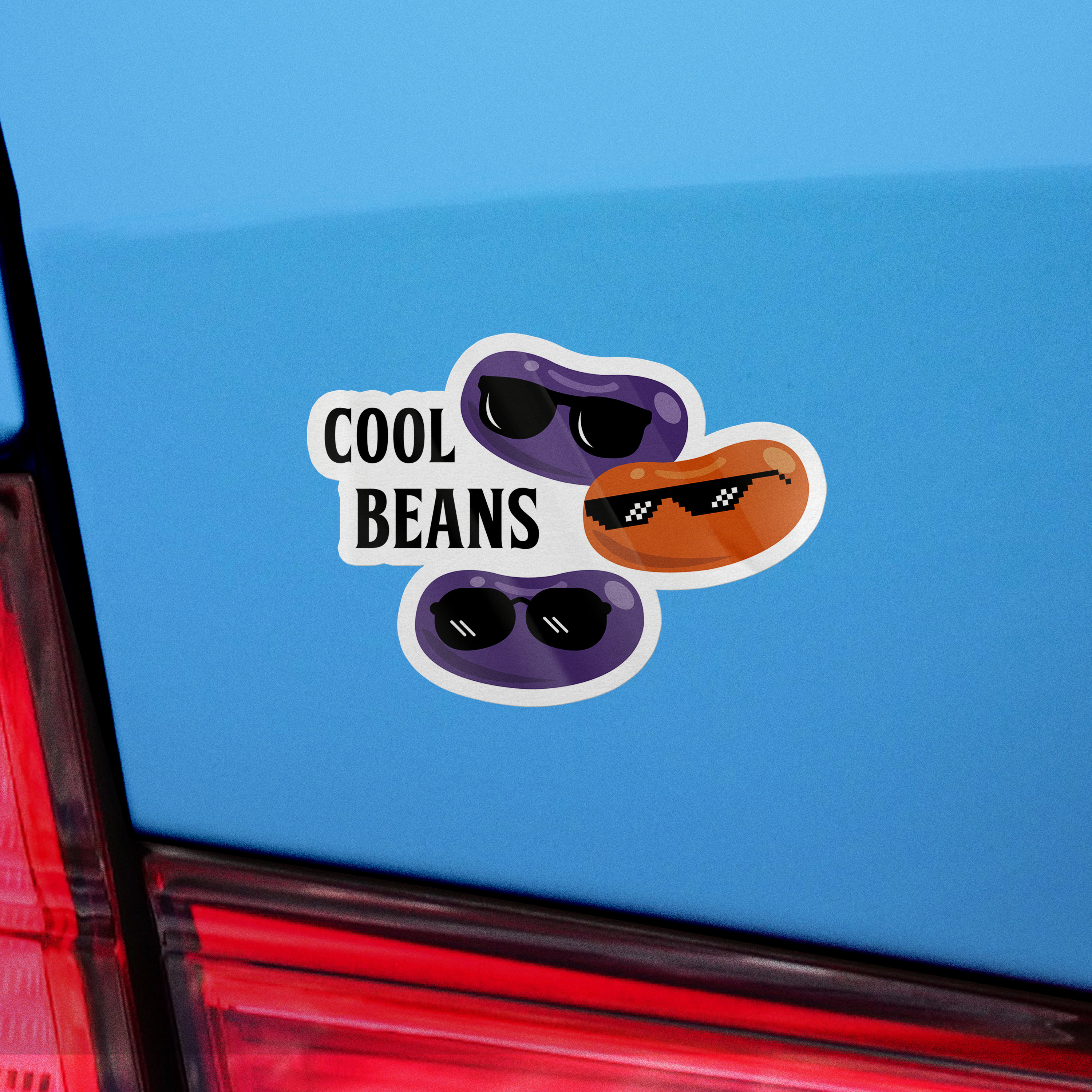 Cool Beans Sticker, Funny Meme, Dad Joke, (5 PACK) BOGO - Etsy