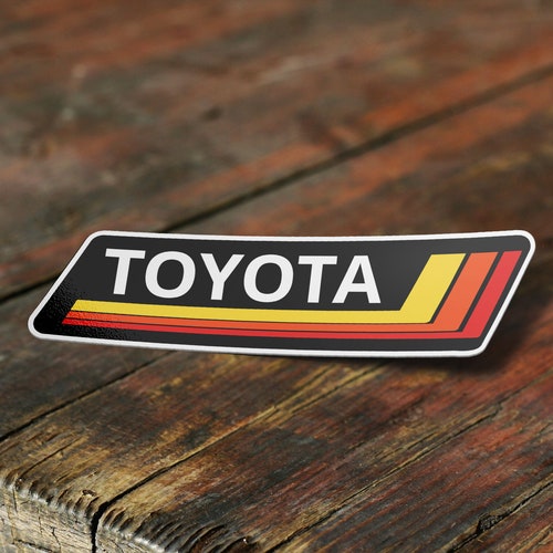 Toyota Sticker Vintage Retro Sticker TRD Toyota Sticker Etsy