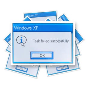 Windows xp Aufgabe erfolgreich fehlgeschlagen Aufkleber, lustige Windows xp Meme Vinyl Aufkleber, Computer meme Aufkleber für Laptop, Wasserflasche, Auto & LKW
