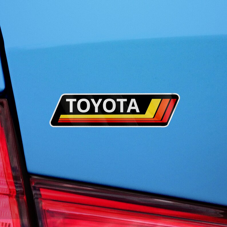 Toyota Sticker Vintage Retro Sticker TRD Toyota Sticker Etsy