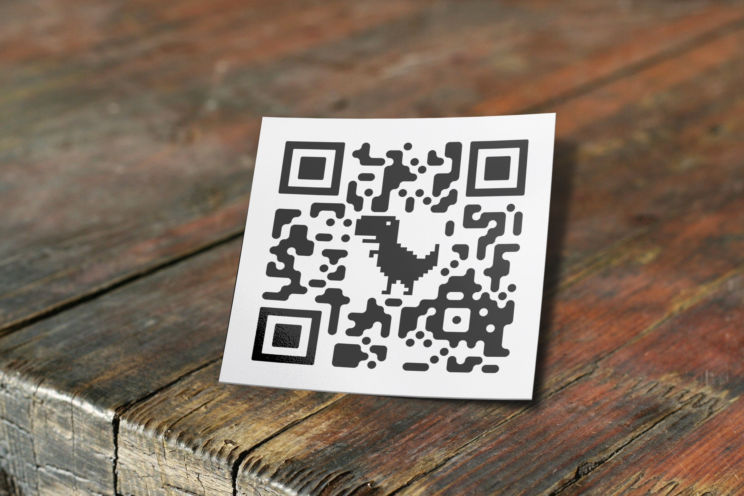 rickroll qr code Art Board Print for Sale by bsashop